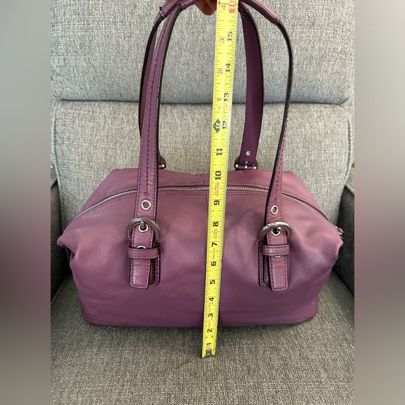 🎉SOLD🎉 Coach Soho purple leather satchel - Picture 10 of 10